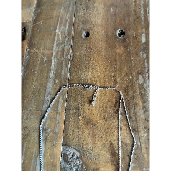 Child of Wild Star Moon Double Layered Necklace Silver Tone - Picture 7 of 8